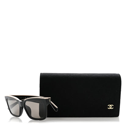 Chanel Acetate Square Sunglasses 5417-A Black 8 of 8