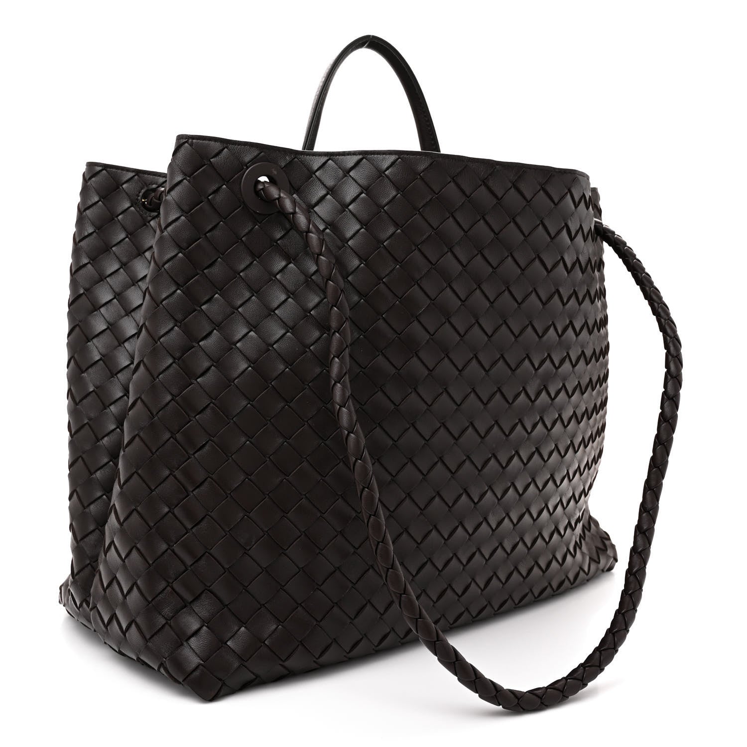 Bottega Veneta Nappa Intrecciato Large Andiamo Shoulder Bag Fondant 3 of 10