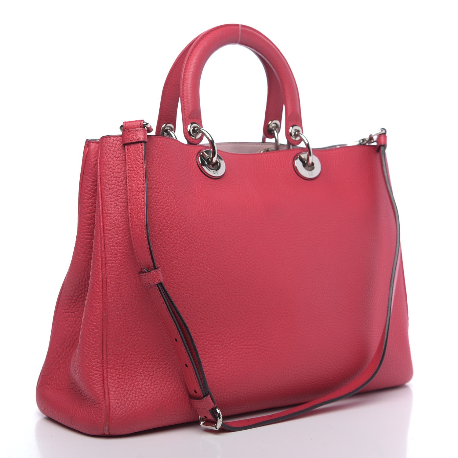 Christian Dior Bullcalf Large Diorissimo Fuchsia 4 of 15