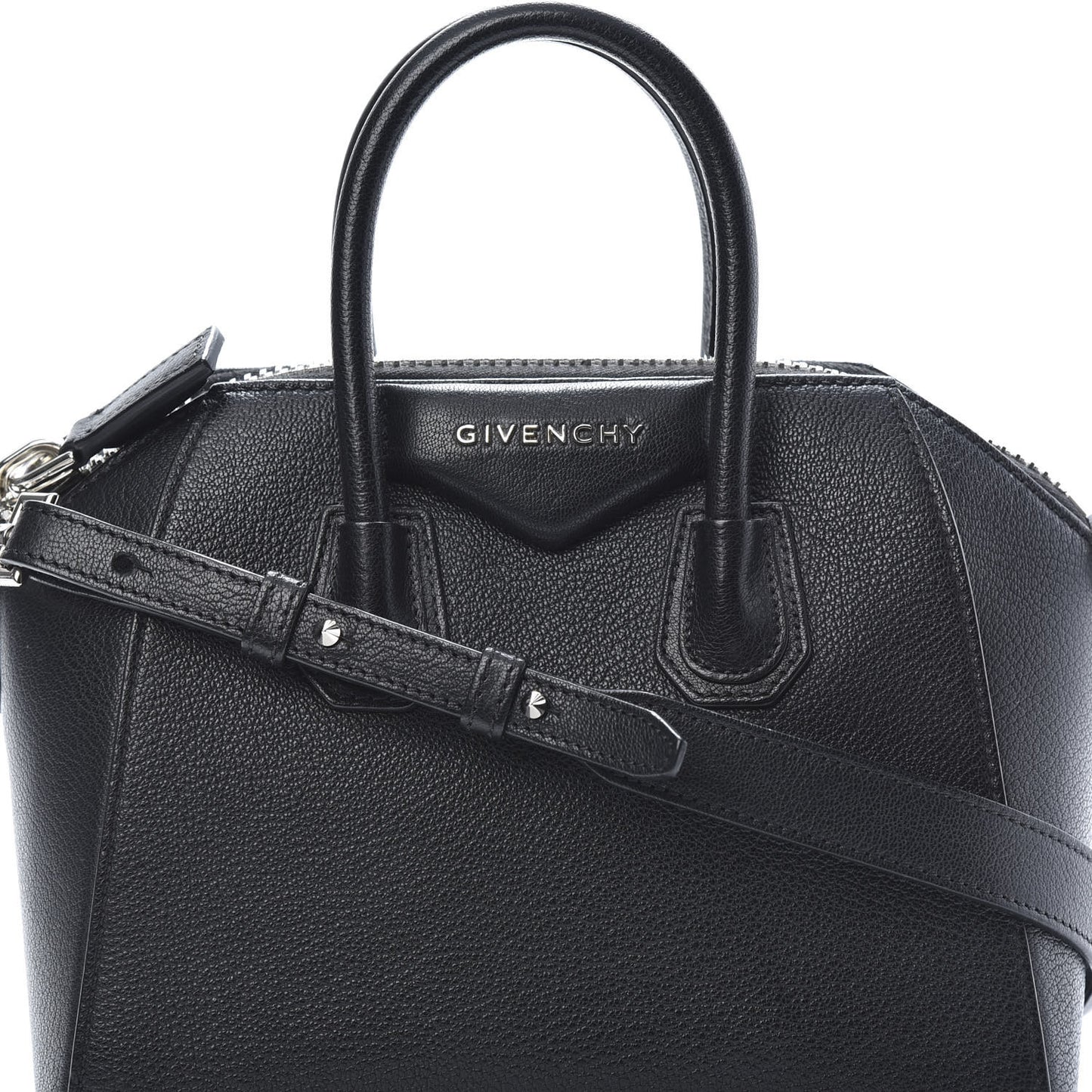 Sugar Goatskin Mini Antigona Black