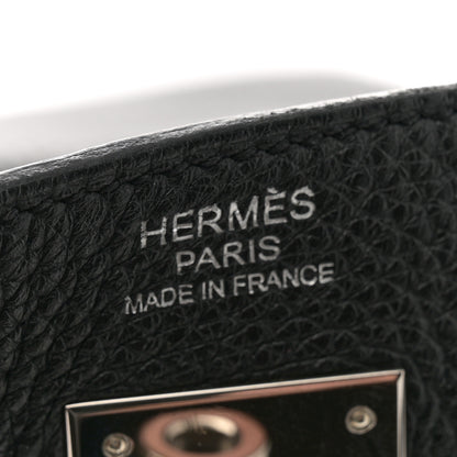 Hermes Taurillon Clemence Kelly Retourne 32 Black 6 of 14