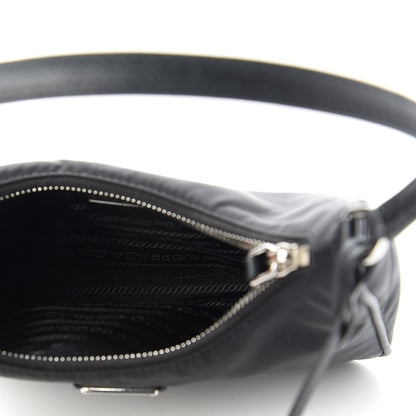 Prada Tessuto Nylon Saffiano Mini Re-Edition 2005 Bag Black 5 of 11