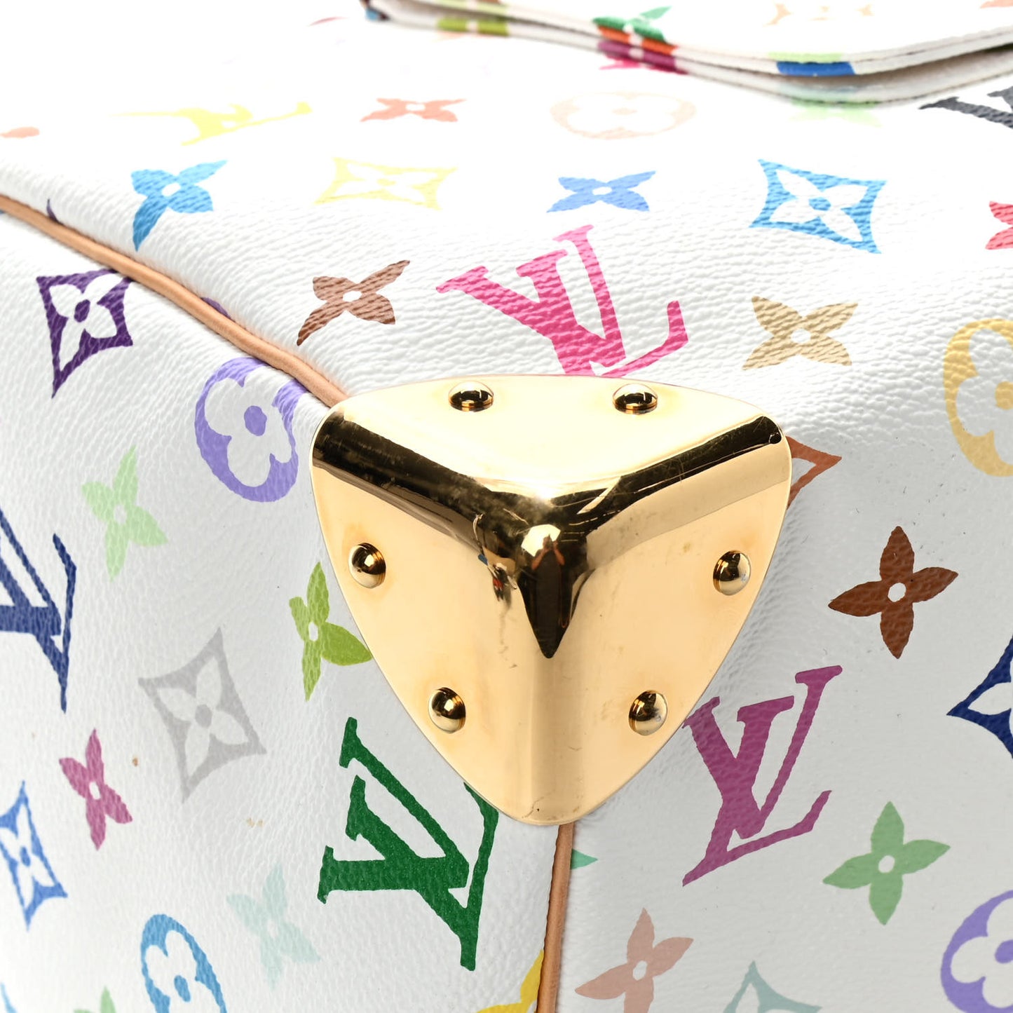 Monogram Multicolor Speedy 30 White