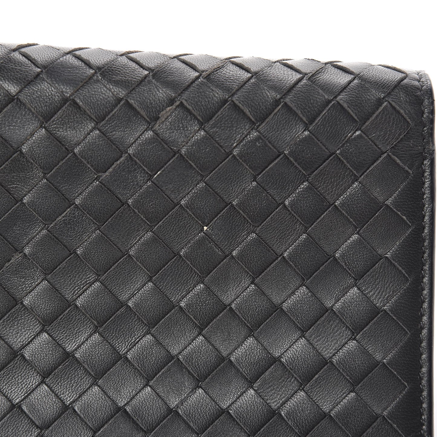 Nappa Intrecciato Continental Wallet Light Grey