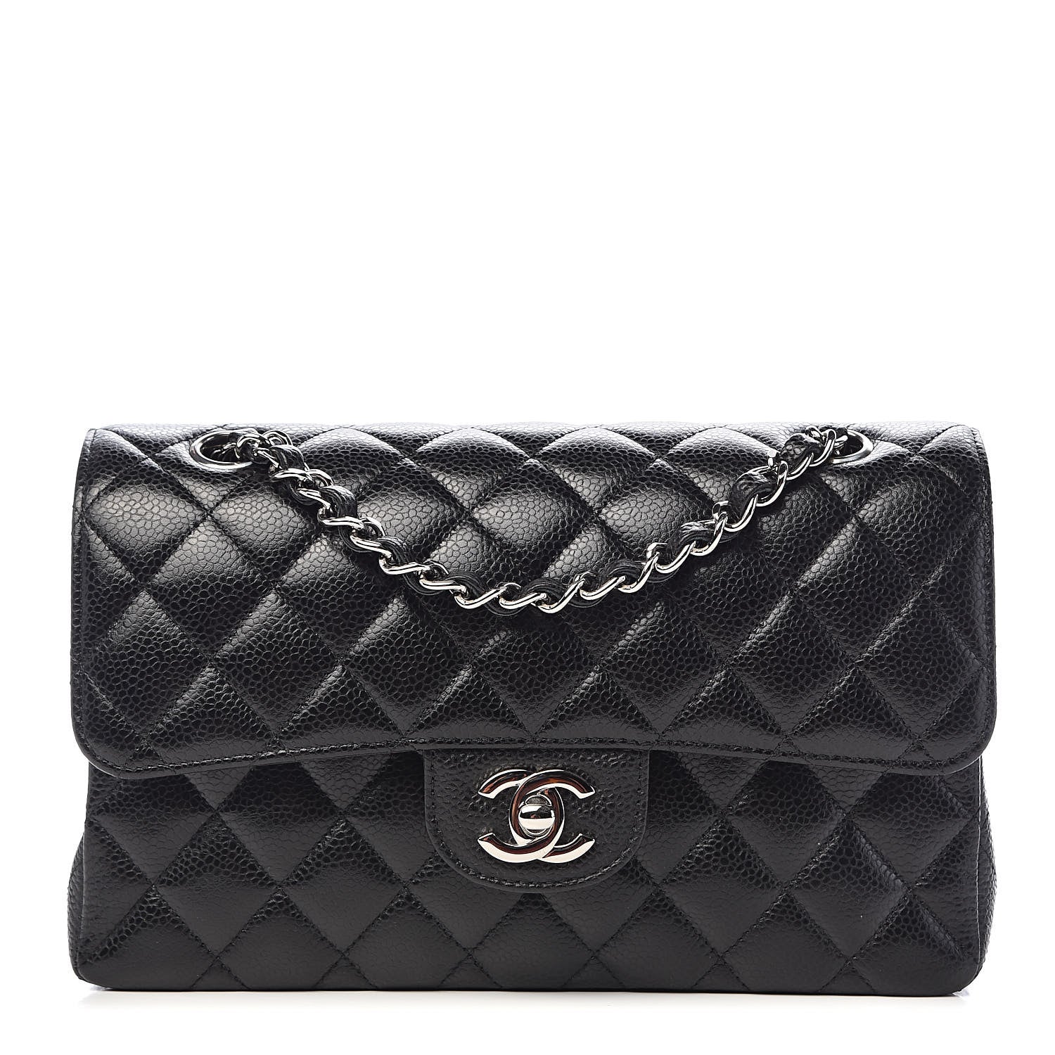 Chanel Caviar Quilted Small Double Flap Black 1 of 10