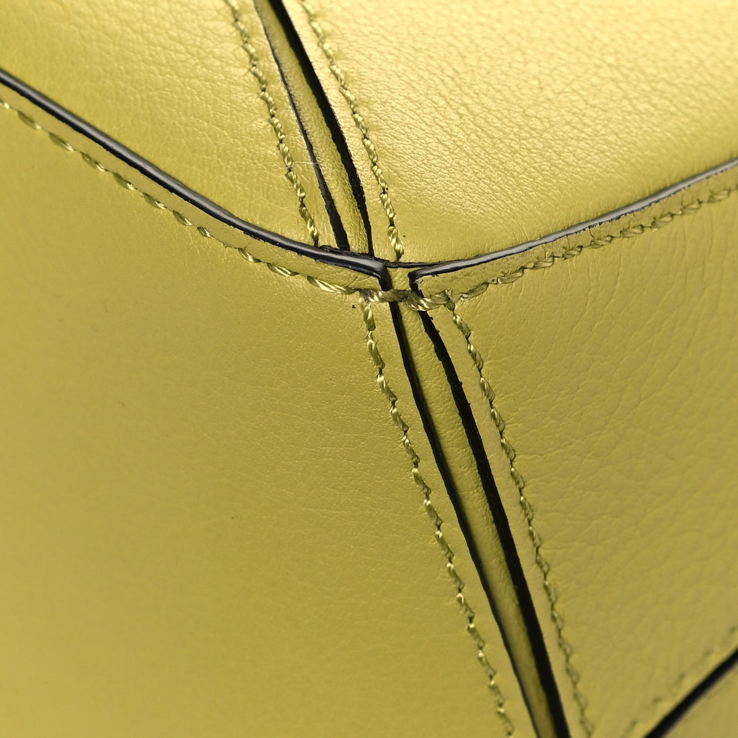 Calfskin Mini Puzzle Bag Yellow