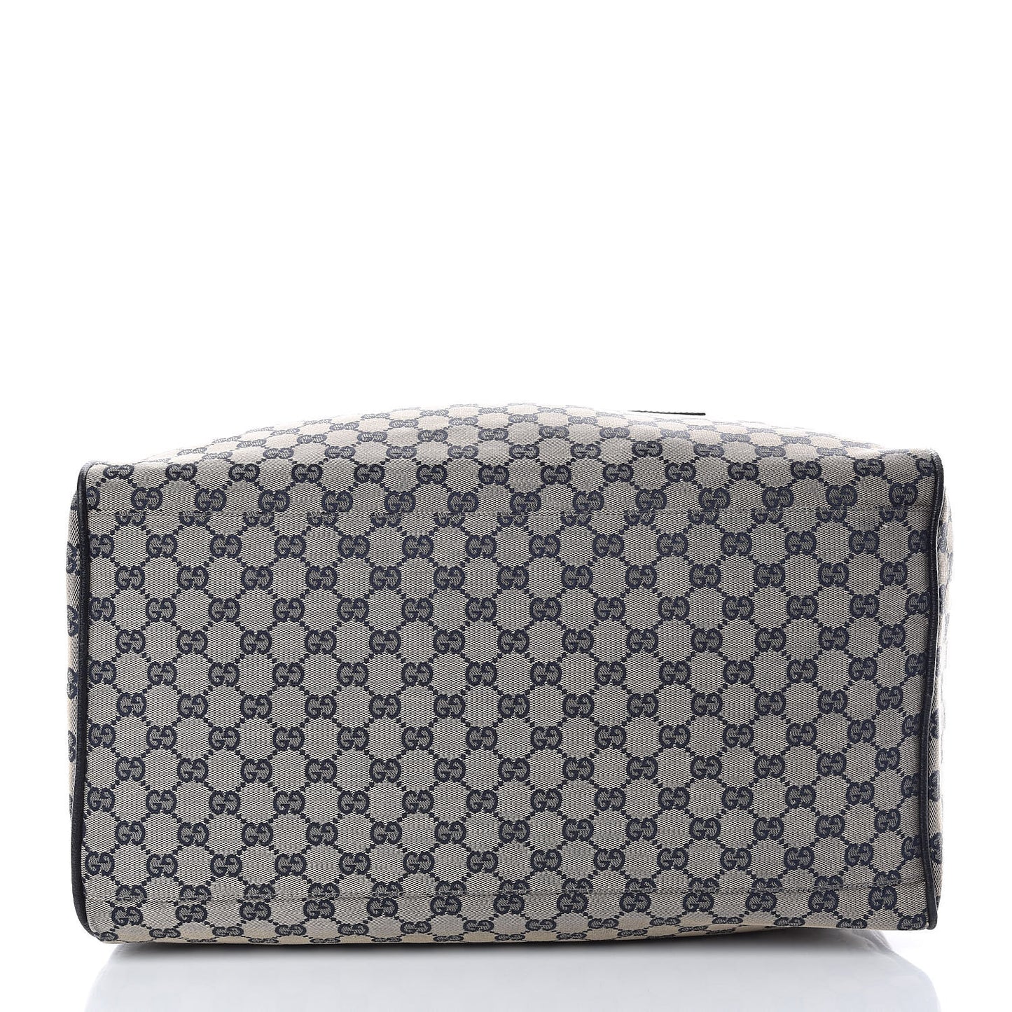 GG Monogram Web Large Collapsible Carry On Duffle Navy