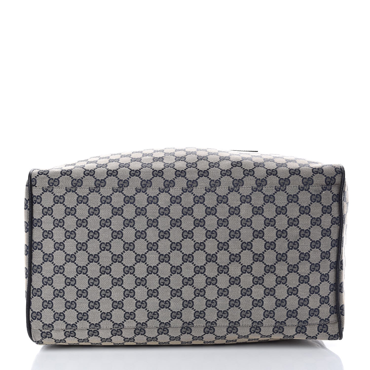 Gucci GG Monogram Web Large Collapsible Carry On Duffle Navy 10 of 16