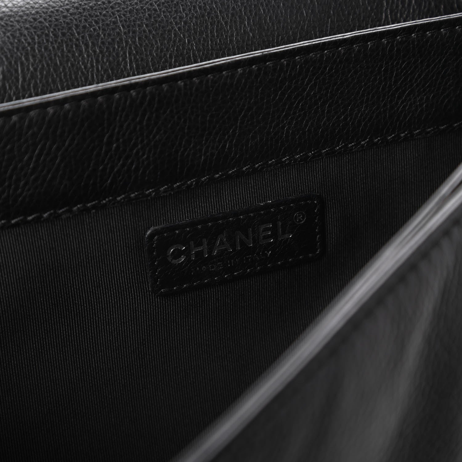Chanel Calfskin New Medium Boy Reverso Flap Black 8 of 10