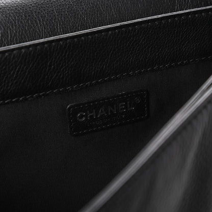 Chanel Calfskin New Medium Boy Reverso Flap Black 8 of 10