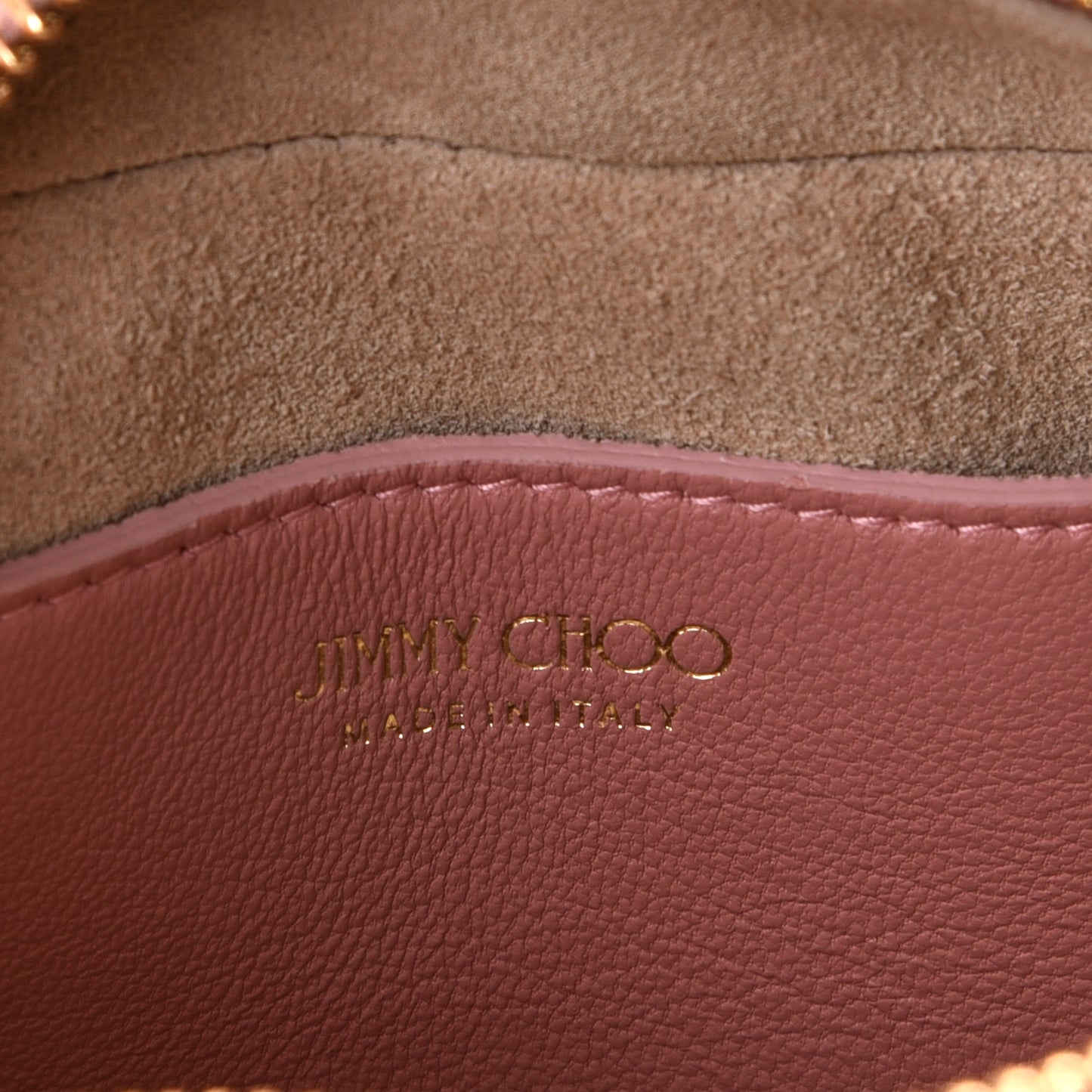 Calfskin Crocodile Embossed Varenne Camera Bag Blush