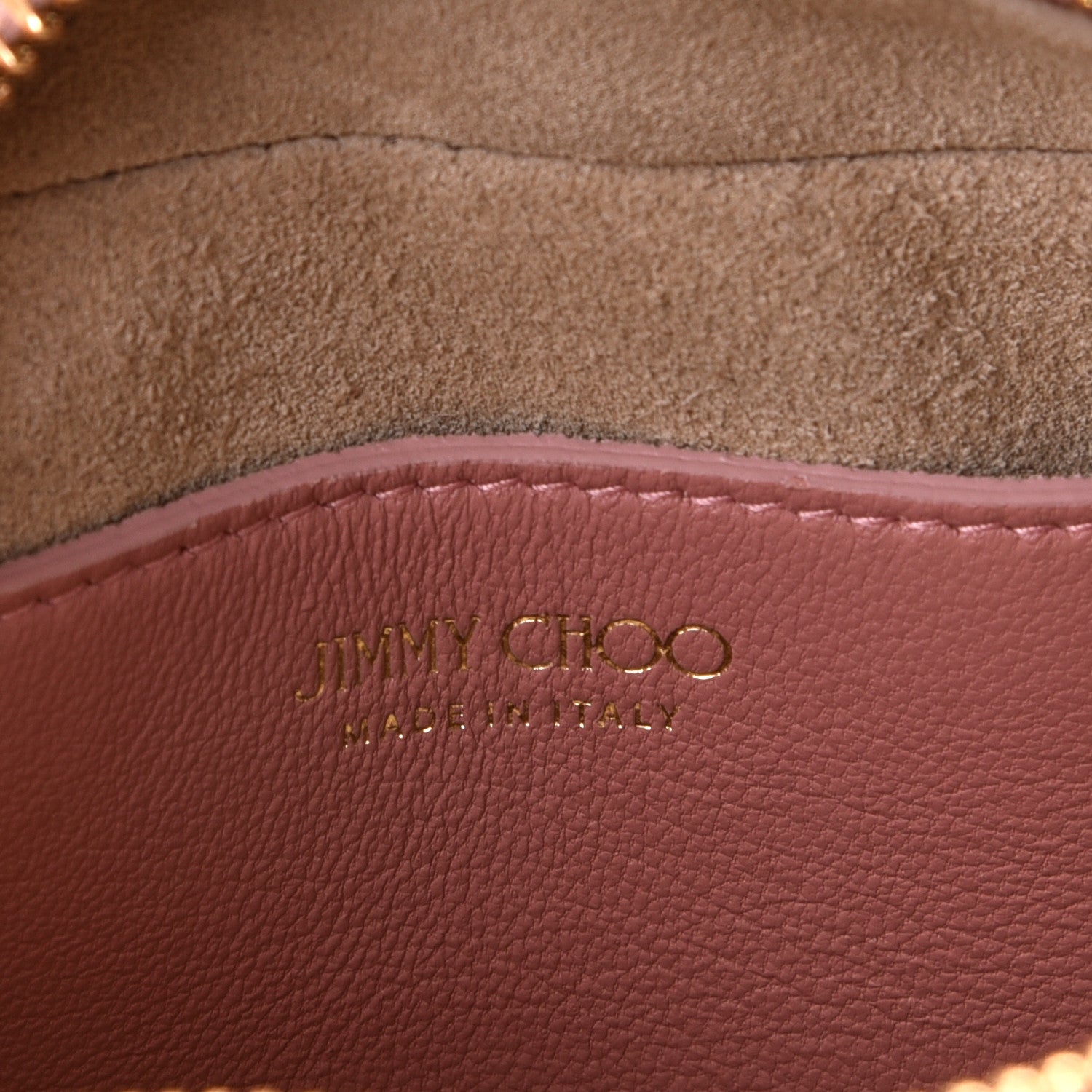 Jimmy Choo Calfskin Crocodile Embossed Varenne Camera Bag Blush 5 of 10