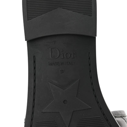Christian Dior Calfskin Cannage Dio(r)evolution Slide Sandals 37 Black 6 of 8
