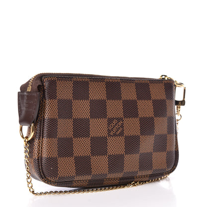 Louis Vuitton Damier Ebene Mini Pochette Accessories 3 of 8