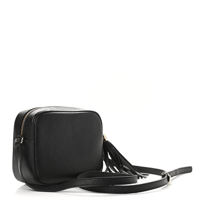 Gucci Pebbled Calfskin Small Soho Disco Bag Black 3 of 9