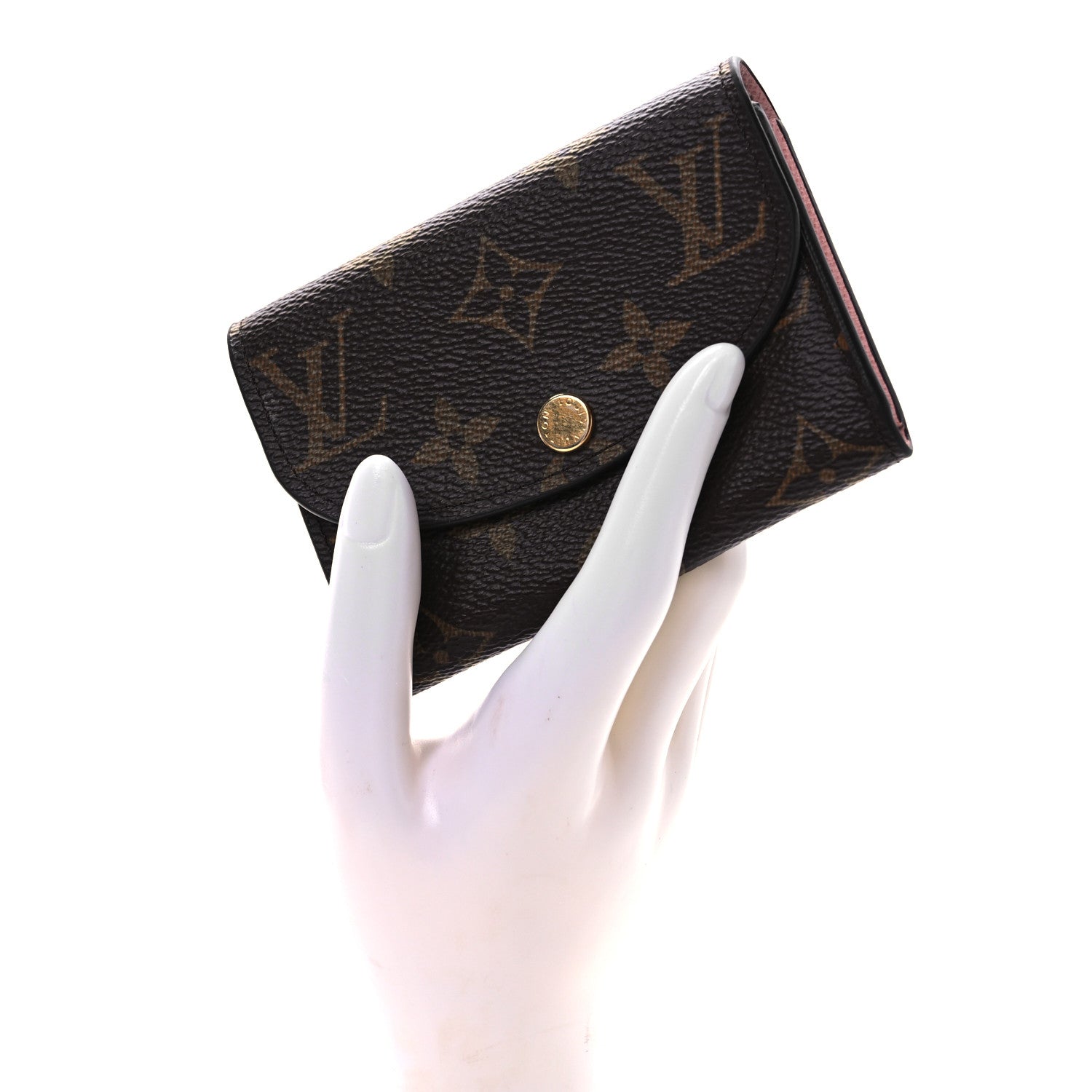 Louis Vuitton Monogram Rosalie Coin Purse Rose Ballerine 2 of 8
