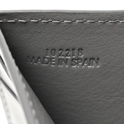 Loewe Grained Calfskin Anagram Trifold Wallet Asphalt Grey 7 of 7