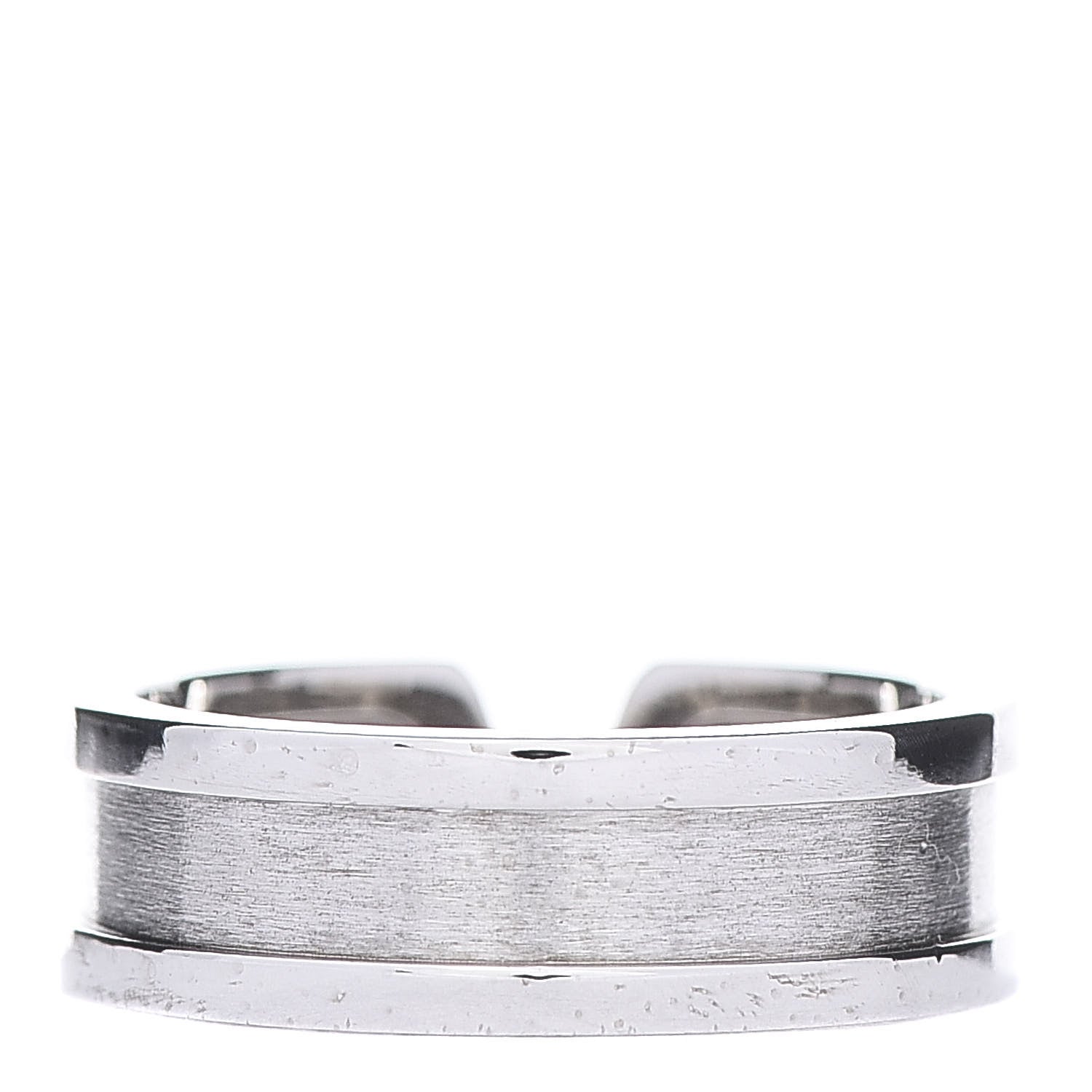 Cartier 18K White Gold 6.5mm C De Ring 54 6.75 3 of 5
