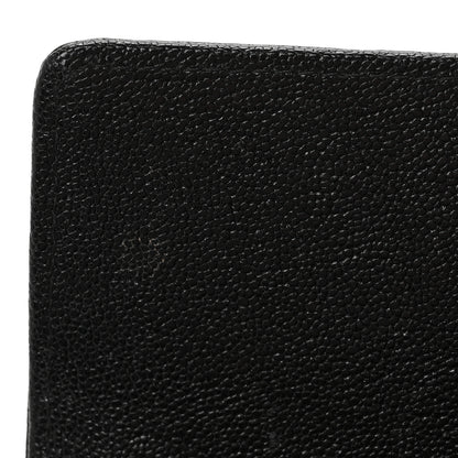 Chanel Caviar Quilted Large Boy Gusset Flap Wallet Black 10 of 12