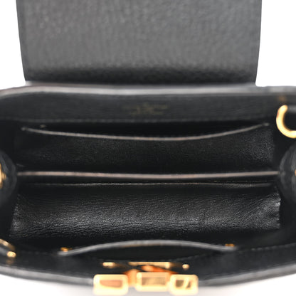 Louis Vuitton Taurillon Mini Chain Capucines Black 7 of 13