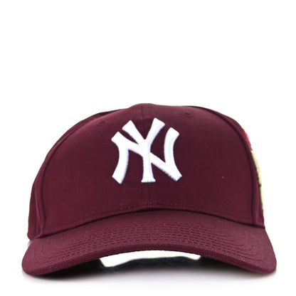 Gucci X MLB Cotton NY Yankees Baseball Hat 57-61 Lacquer 2 of 9