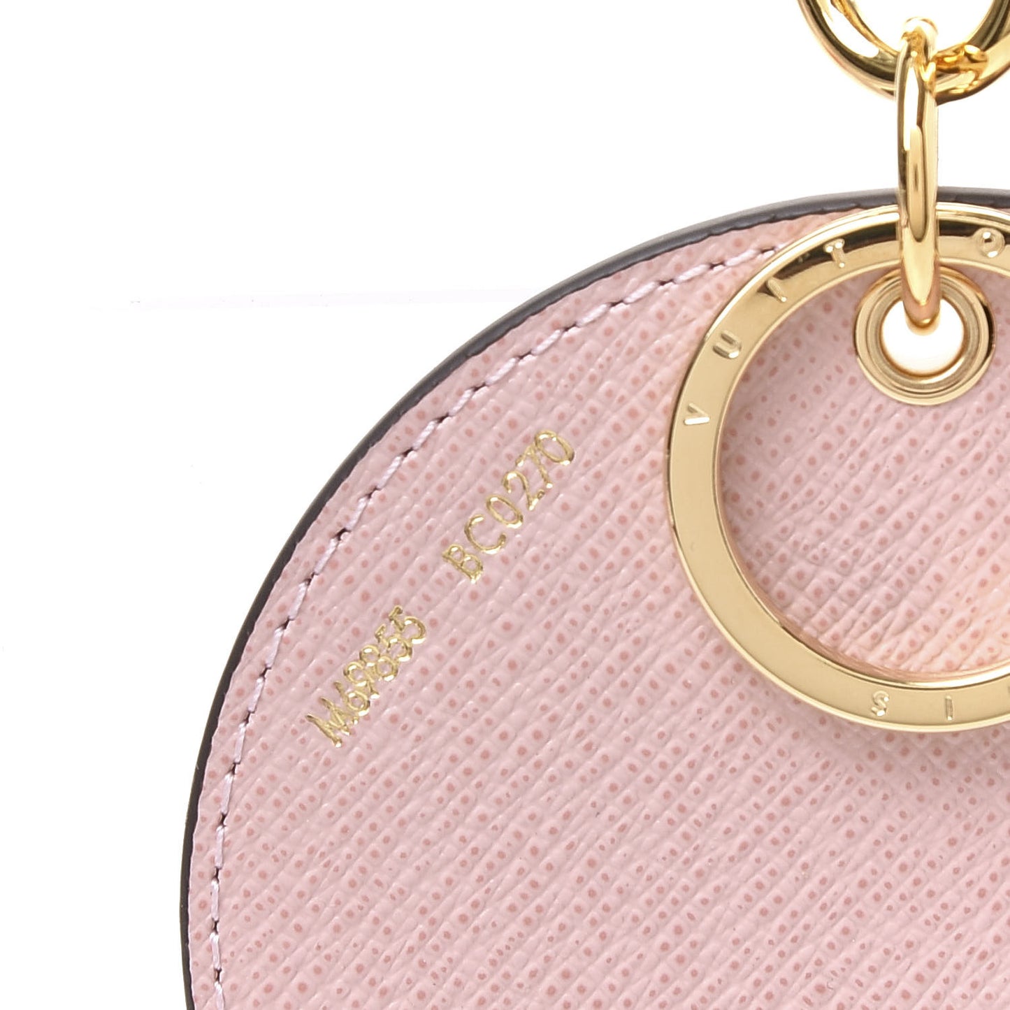 Monogram 2020 Christmas Animation Big Wheel Bag Charm Key Ring Rose Ballerine