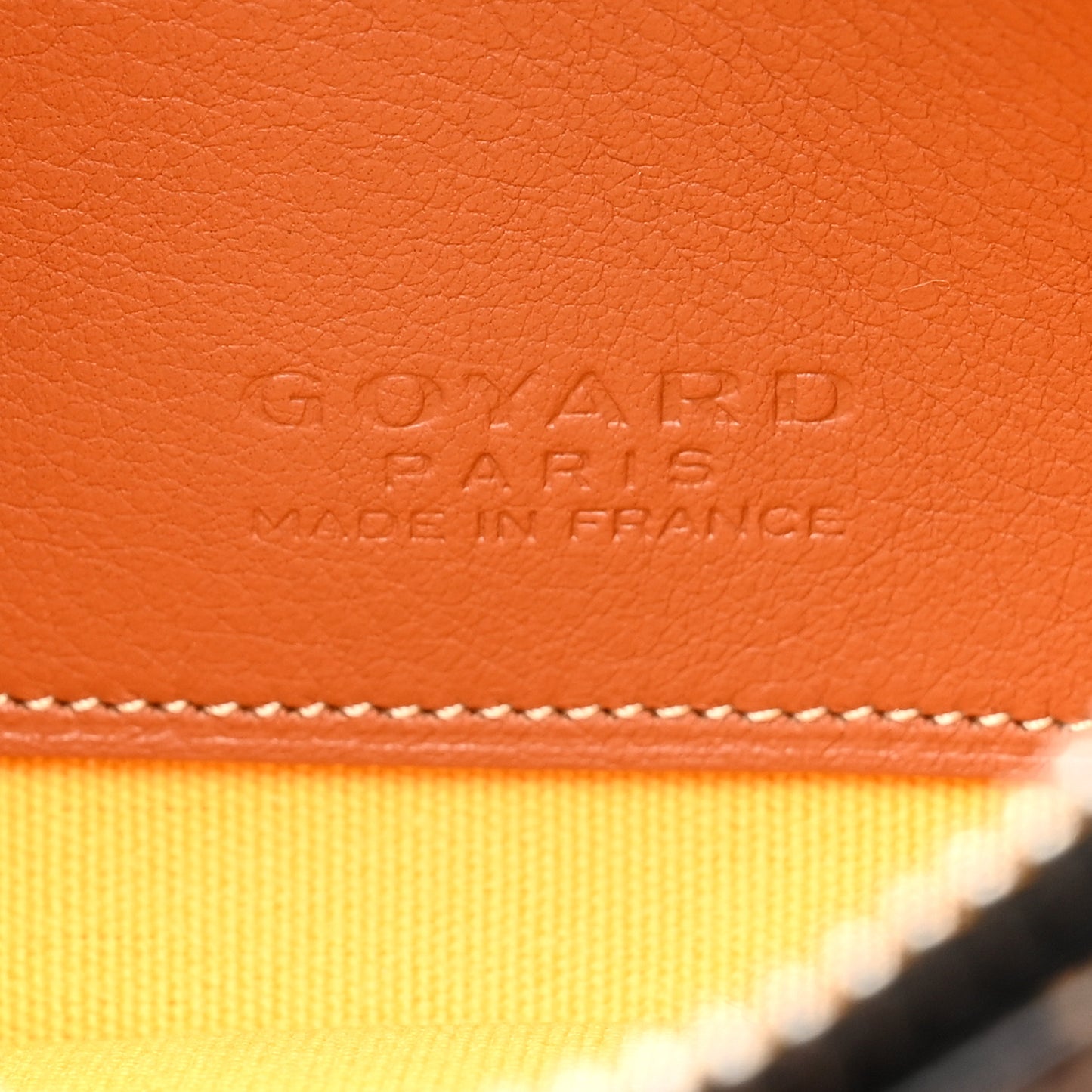 Goyardine Mini Senat Pochette Black Gold