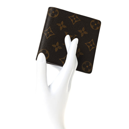 Louis Vuitton Monogram Mens Billfold Wallet 6 Credit Card Slots 2 of 6