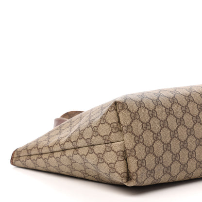 Gucci GG Plus Monogram Medium Signature Web Loop Tote Brown 6 of 10