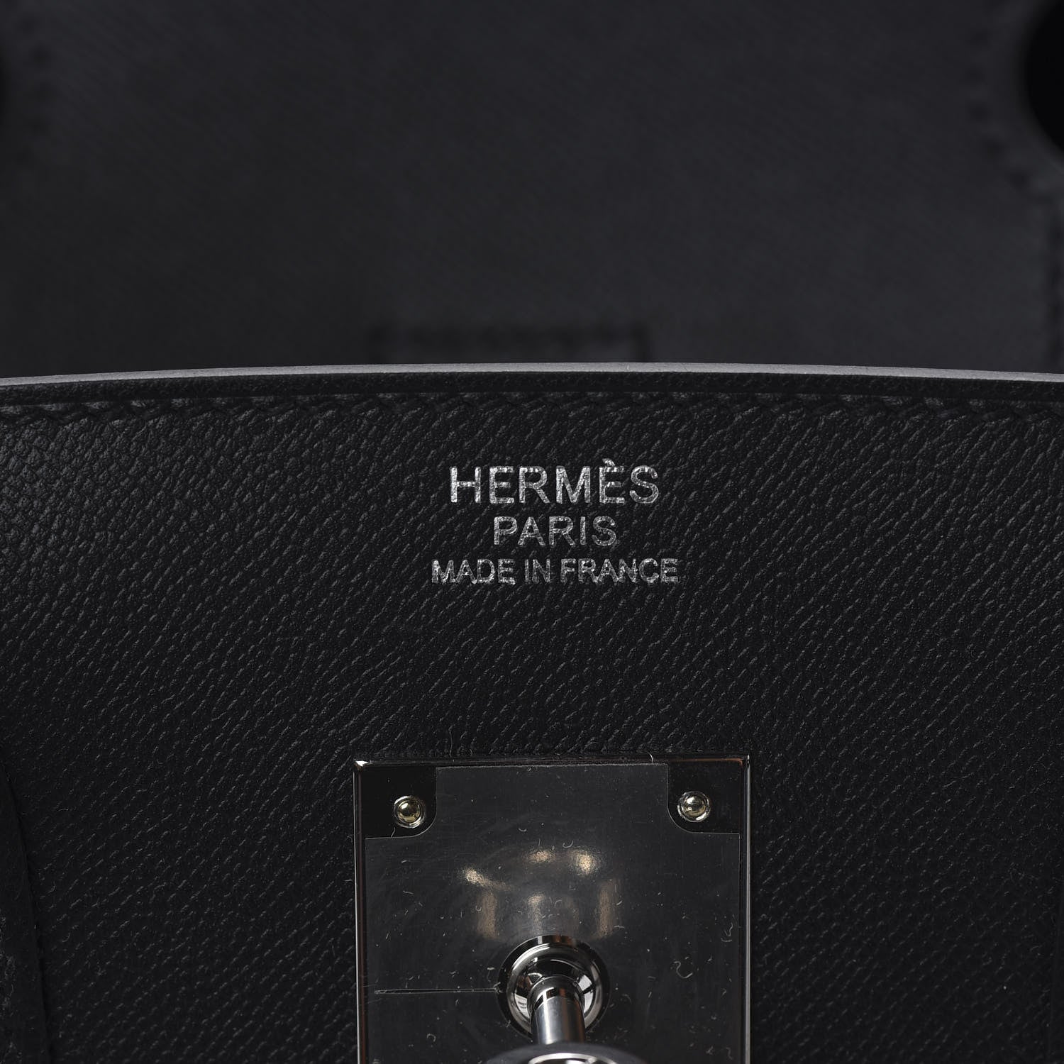 Hermes Grained Monsieur Birkin Sellier 30 Black 6 of 10
