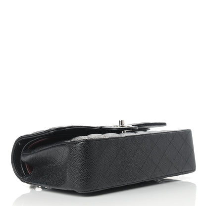 Chanel Caviar Quilted Medium Double Flap Black 4 of 9