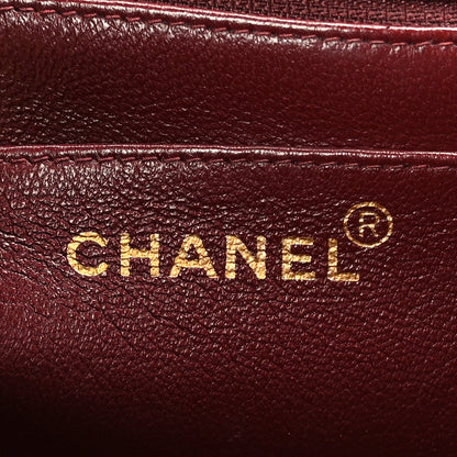 Chanel Lambskin Quilted Mini Square Shoulder Flap Bag Black 6 of 10