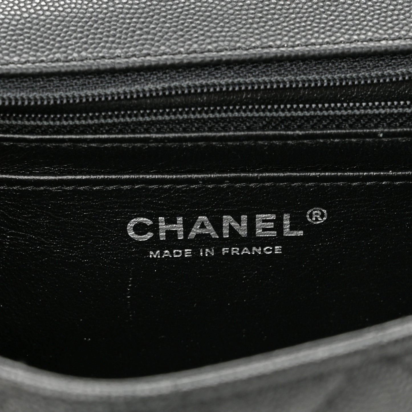Caviar Quilted Mini Rectangular Flap Black