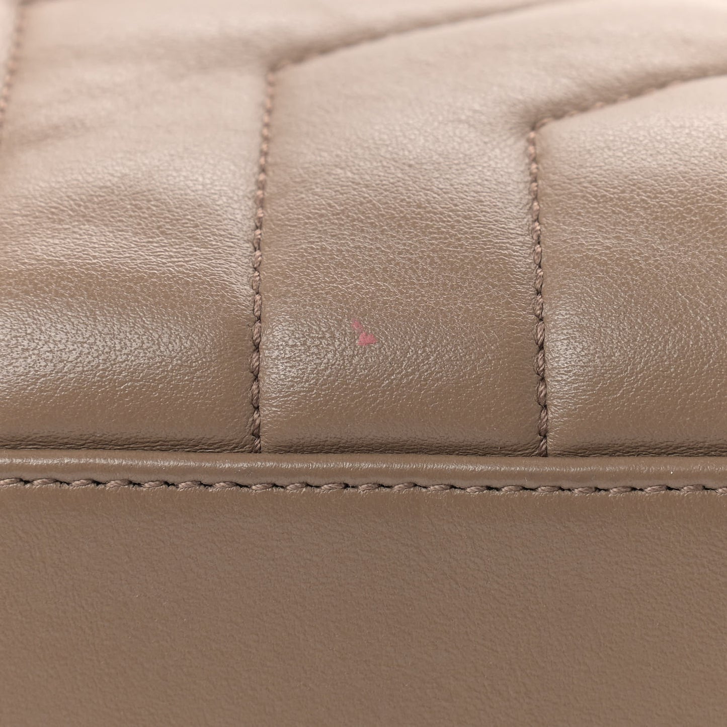 Calfskin Y Quilted Monogram Medium Loulou Chain Satchel Light Brown