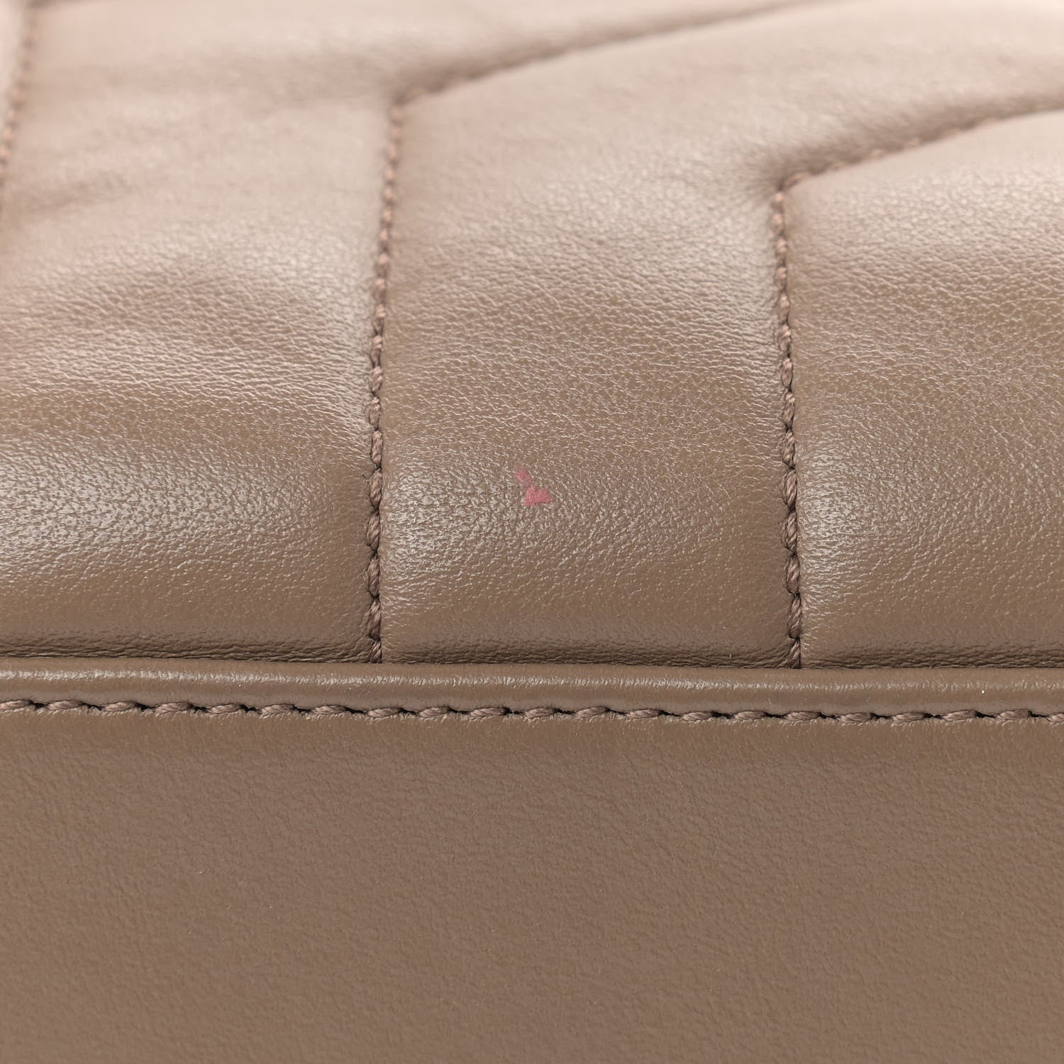Saint Laurent Calfskin Y Quilted Monogram Medium Loulou Chain Satchel Light Brown 12 of 12