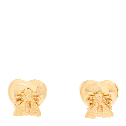Gucci 18K Yellow Gold Le Marche Des Merveilles Bee Motif Earrings 1 of 4