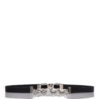 Gucci Sterling Silver Calfskin Tigers Head Choker 3 of 9
