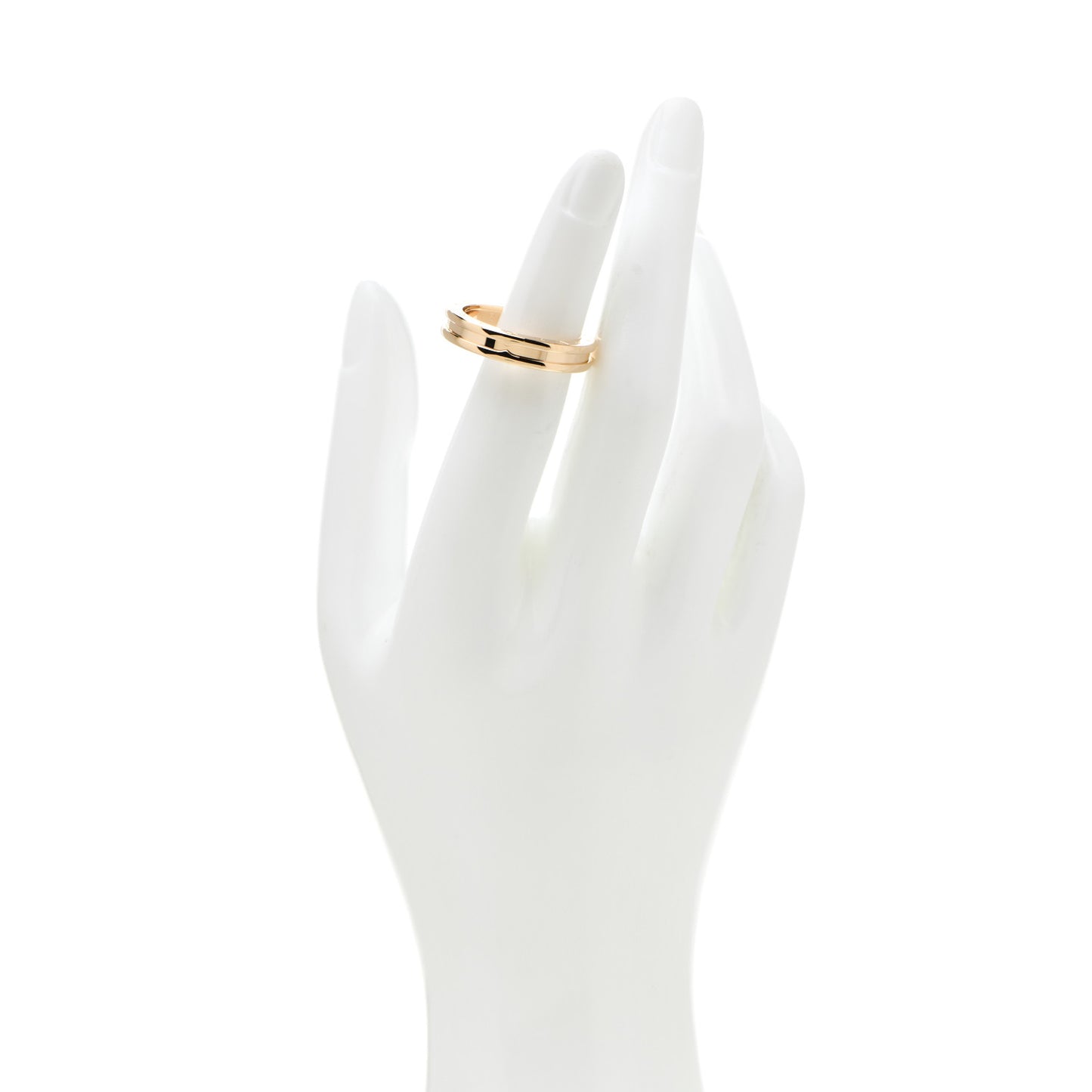 18K Yellow Gold B.Zero1 One-Band Ring 63 10.5