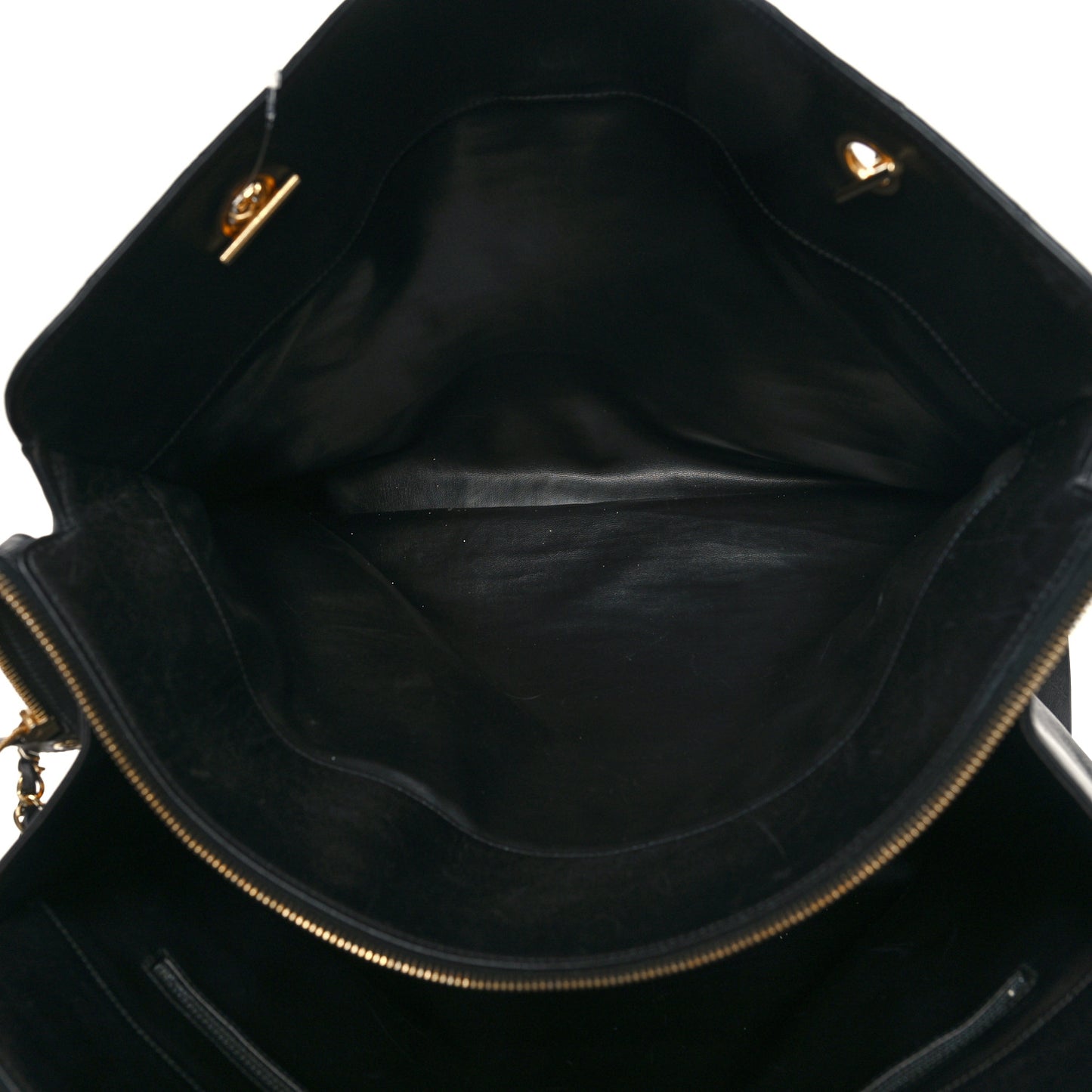 Calfskin Stitched XL Weekender Black