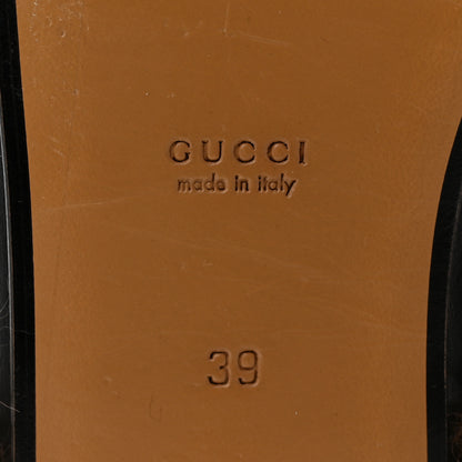Gucci Calfskin Fur Womens Princetown Slippers 39 Black 6 of 11