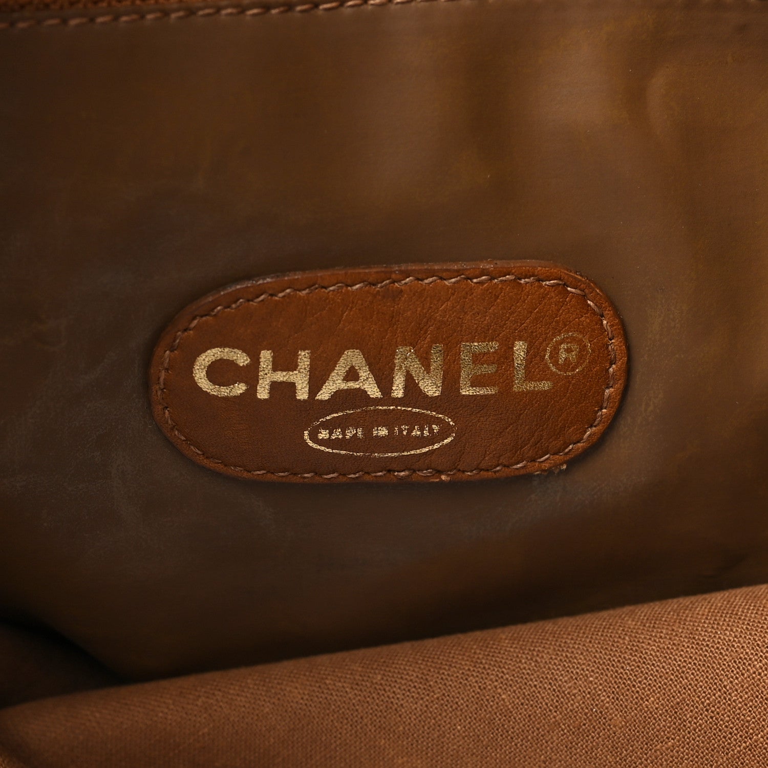 Chanel Calfskin CC Timeless Shopping Tote Brown 6 of 13