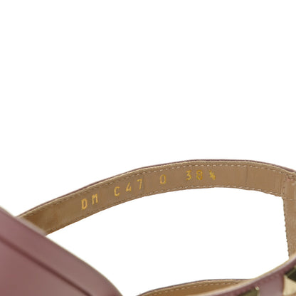 Valentino Garavani Calfskin Rockstud 60mm Caged Slide Sandals 38.5 Antique Rose 8 of 8