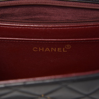 Chanel Lambskin Quilted Jumbo Single Flap Black 6 of 12