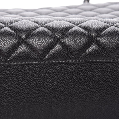 Chanel Caviar Quilted City Shopping Tote Black 10 of 11