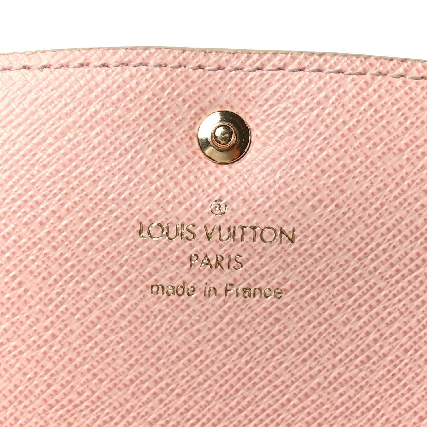 Louis Vuitton Damier Azur Emilie Wallet Rose Ballerine 6 of 7