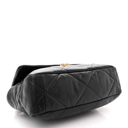 Chanel Lambskin Quilted Large Chanel 19 Flap Black 4 of 14