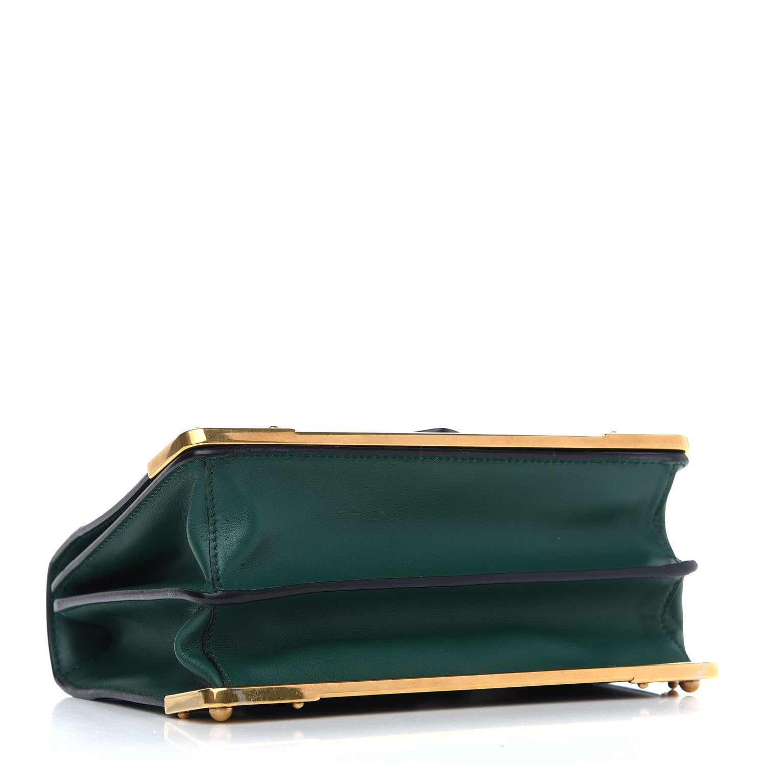 Prada City Calf Saffiano Cahier Bag Biliardo Black 4 of 8