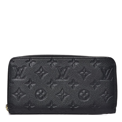 Louis Vuitton Empreinte Zippy Wallet Black 1 of 9