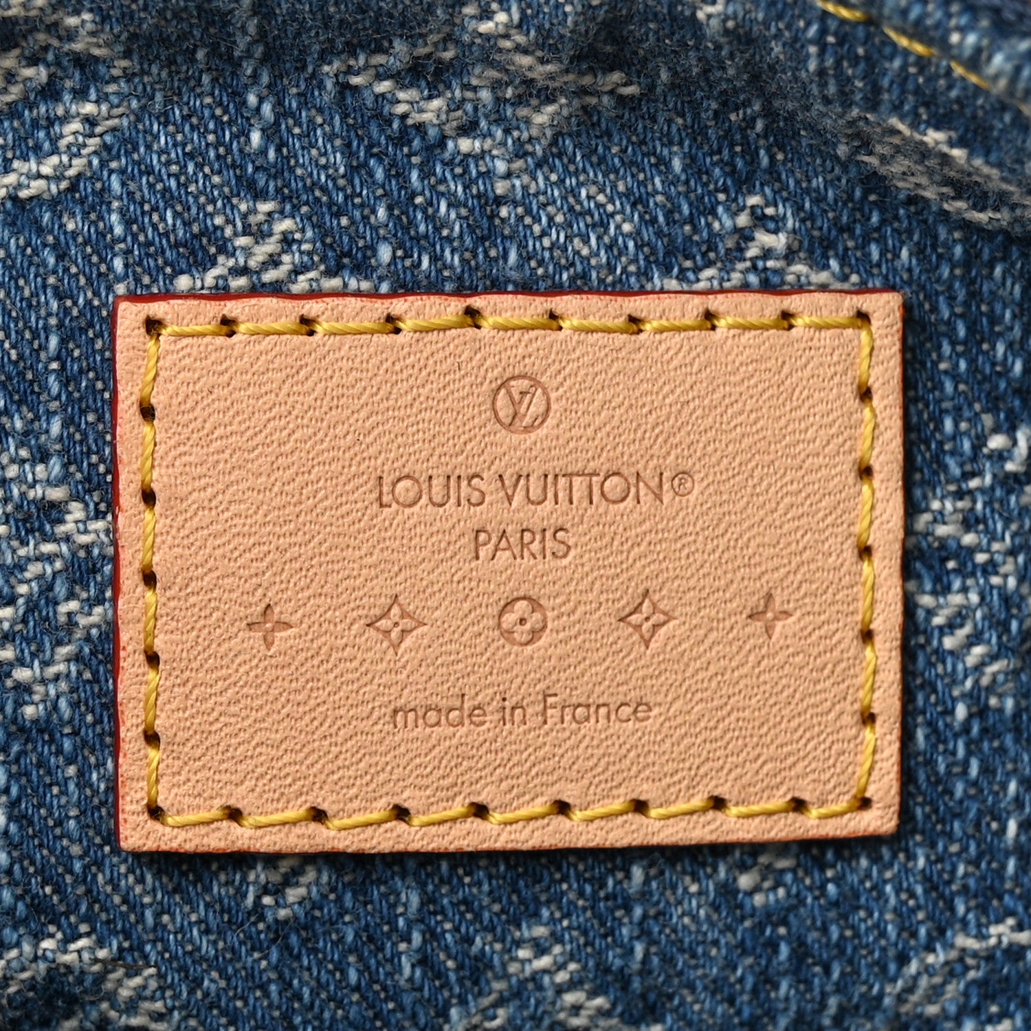 Louis Vuitton Monogram Denim Hills Pochette Blue 6 of 12