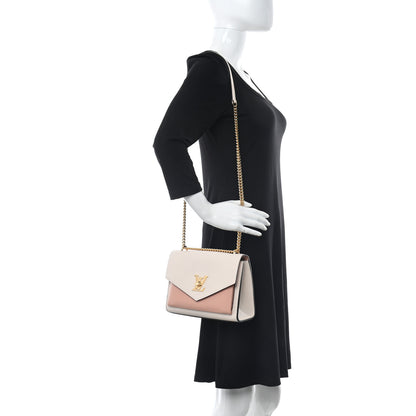 Louis Vuitton Soft Calfskin Mylockme Chain Bag BB Rose Trianon Quartz 2 of 9